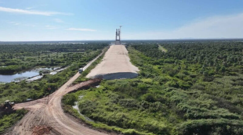 Obras da Ponte Bioceânica alcançam 68% de conclusão em Mato Grosso do Sul