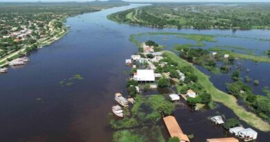 Cheia do Rio Paraguai põe em teste obra da rota bioceânica