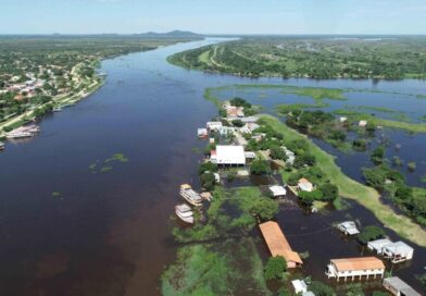 Cheia do Rio Paraguai põe em teste obra da rota bioceânica