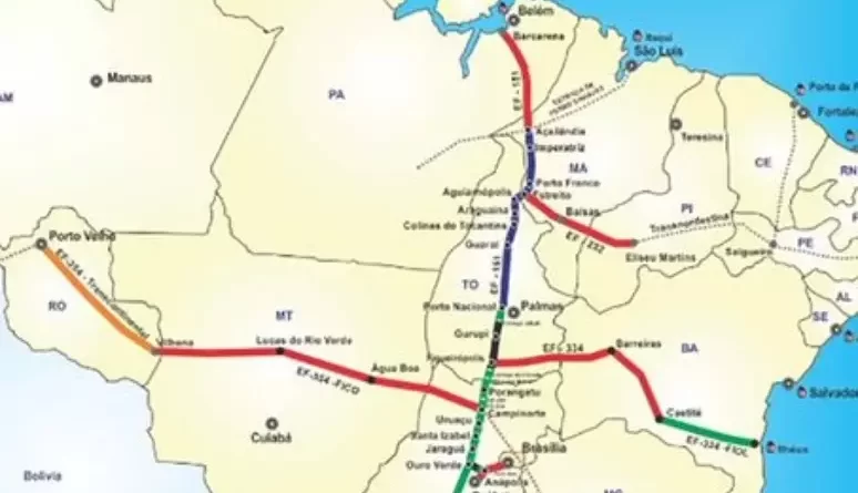 China vai ajudar Brasil com ferrovias para reduzir os caminhões