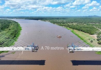 Contagem regressiva: ponte da Rota Bioceânica está a apenas 70 metros de unir Brasil e Paraguai