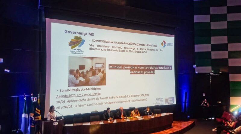 Semadesc destaca avanços do Corredor Bioceânico em seminário internacional sobre sistema TIR em Campo Grande
