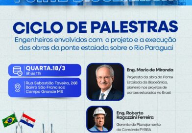 Engenheiros da Ponte Bioceânica participam de ciclo de palestras em Campo Grande