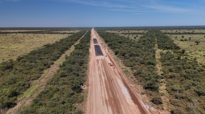 Corredor Bioceânico alcança mais um marco com o início da pavimentação asfáltica no Lote 4