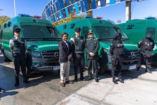 Gendarmaria operará com novos veículos na região de Antofagasta