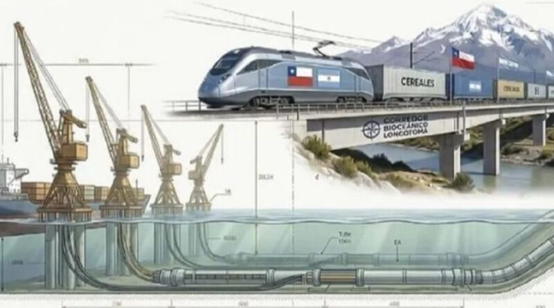 Consórcio internacional construirá túnel na Cordilheira dos Andes para que o trem possa retornar depois de 42 anos