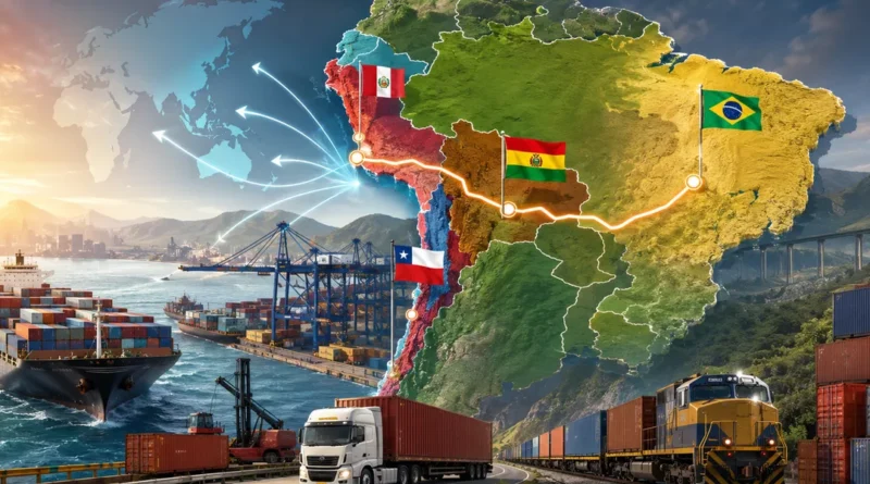 Brasil abre nova rota bioceânica via Bolívia para levar exportações ao Pacífico