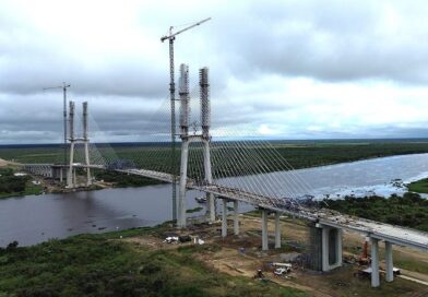 Ponte da Rota Bioceânica está a 5,6 metros da ligação final