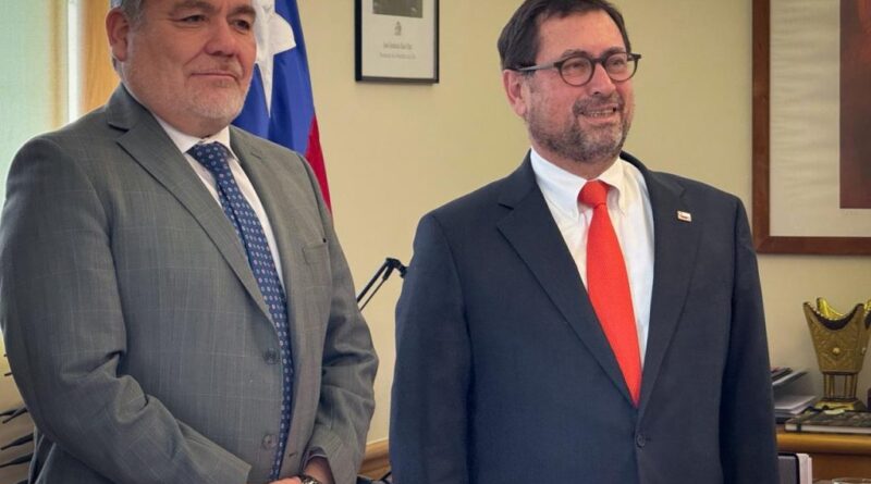 Deputado Venegas pede ao ministro das Relações Exteriores, Pérez Mackenna, que priorize o projeto do Corredor Bioceânico Chile-Argentina
