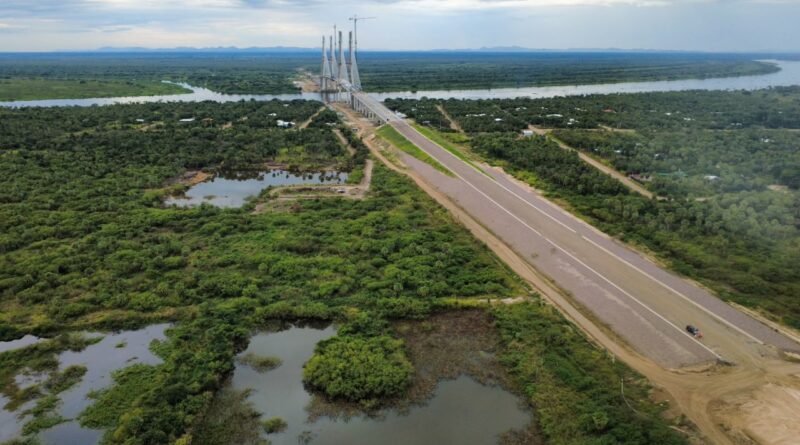 MOPC promove novas áreas verdes ao longo das obras de acesso à Ponte Bioceânica
