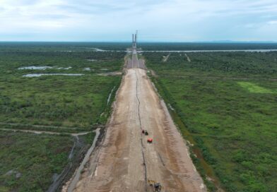 Obras de acesso à Ponte Bioceânica em Carmelo Peralta estão avançando em várias frentes