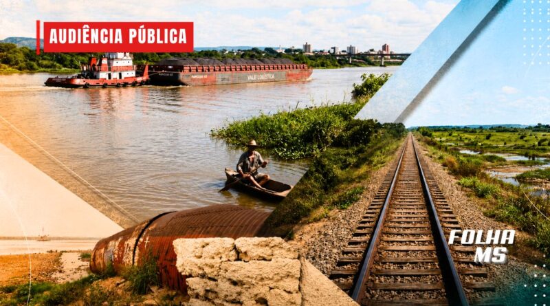 Audiência em Corumbá vai discutir riscos da Hidrovia Paraguai e defesa da ferrovia como alternativa para o Pantanal