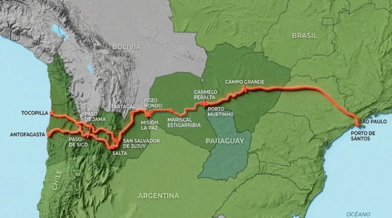 Corredor Bioceânico de Capricórnio está avançando sem passar pelo território boliviano