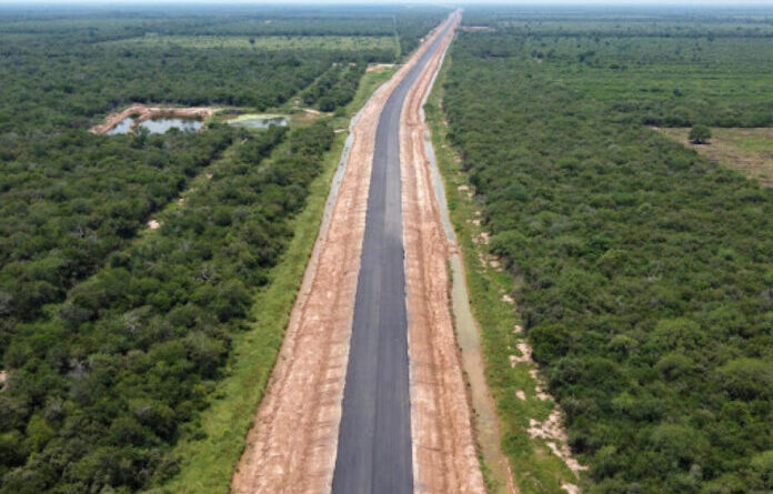 Acesso da BR-267 à ponte da Rota Bioceânica avança 8% em quase 1 ano