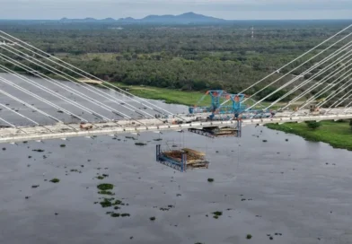 Desmontagem dos ‘Trens de Avanço’ marca nova etapa da Ponte Bioceânica