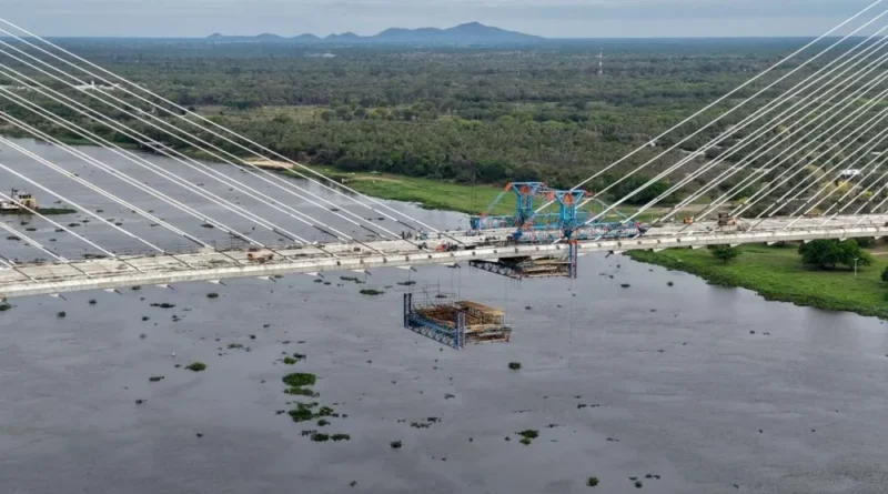 Desmontagem dos ‘Trens de Avanço’ marca nova etapa da Ponte Bioceânica