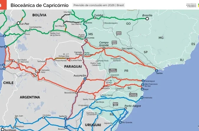 Rota Bioceânica e vocação estratégica de Brasília