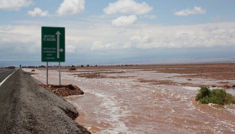 Plano de emergência ativado devido à passagem de frente fria na região de Antofagasta