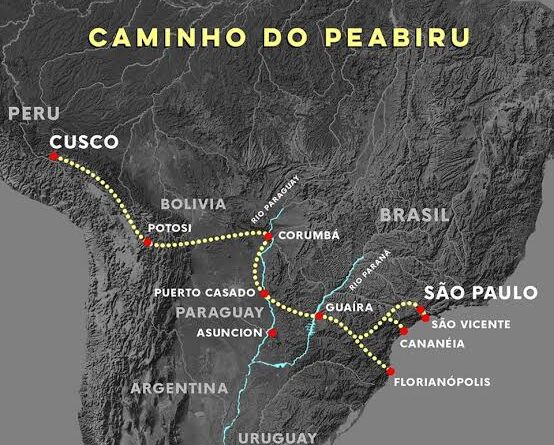 O caminho do Peabiru e as rotas da integração bioceânica na América do Sul  