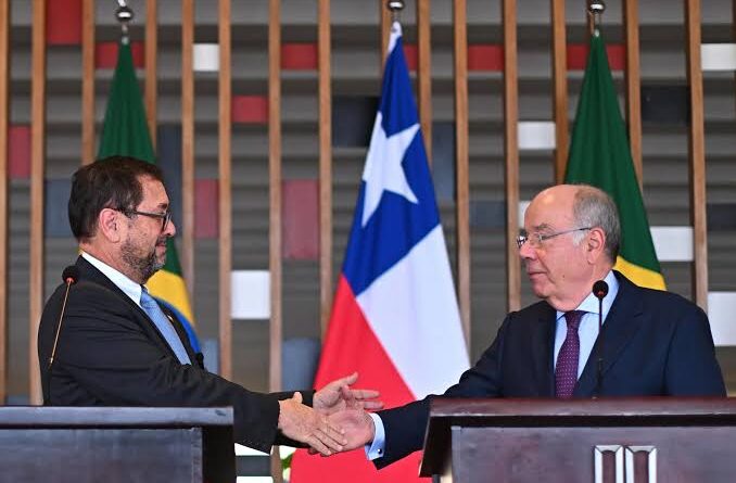 Ministros das Relações Exteriores do Brasil e do Chile defendem a “aceleração” do corredor bioceânico