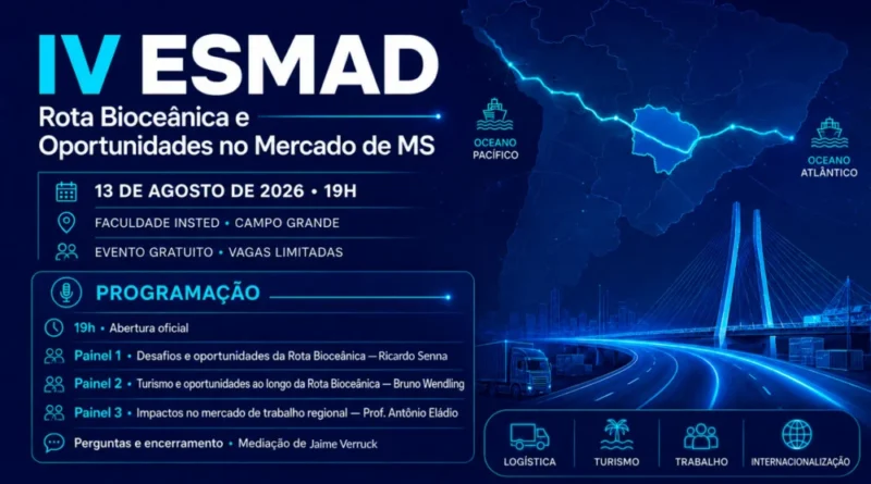 ESMAD debate impacto da Rota Bioceânica no mercado de Mato Grosso do Sul