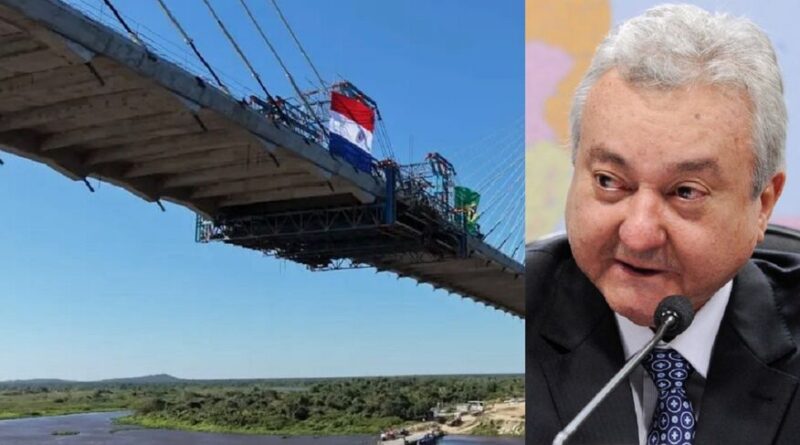 Trecho brasileiro da Ponte da Rota Bioceânica recebe o nome de Heitor Miranda dos Santos