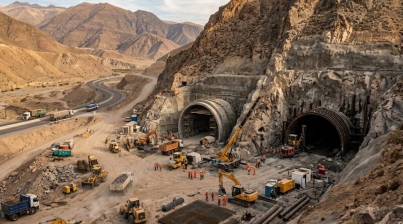Peru começa a construir túneis gêmeos em Arequipa para fortalecer a rota entre o Brasil e os portos do Pacífico rumo à Ásia