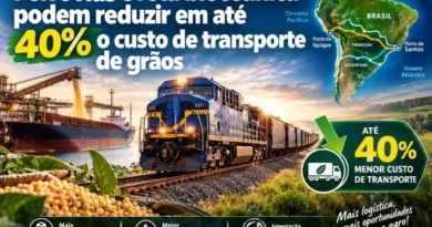Ferrovias e rota bioceânica podem reduzir em até 40% o custo de transporte de grãos