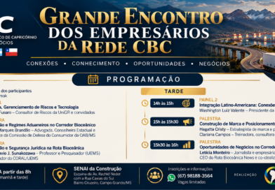 Grande Encontro dos Empresários da Rede CBC reúne especialistas para debater logística, legislação e oportunidades de negócios no Corredor Bioceânico