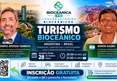 Turismo bioceânico reúne representantes do Brasil e da Argentina em debate virtual nesta quarta-feira